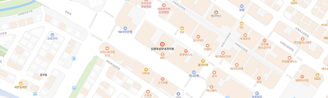 네이버 지도로 길찾기 — 김영옥성모내과의원
